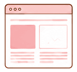 Ícone de landing page